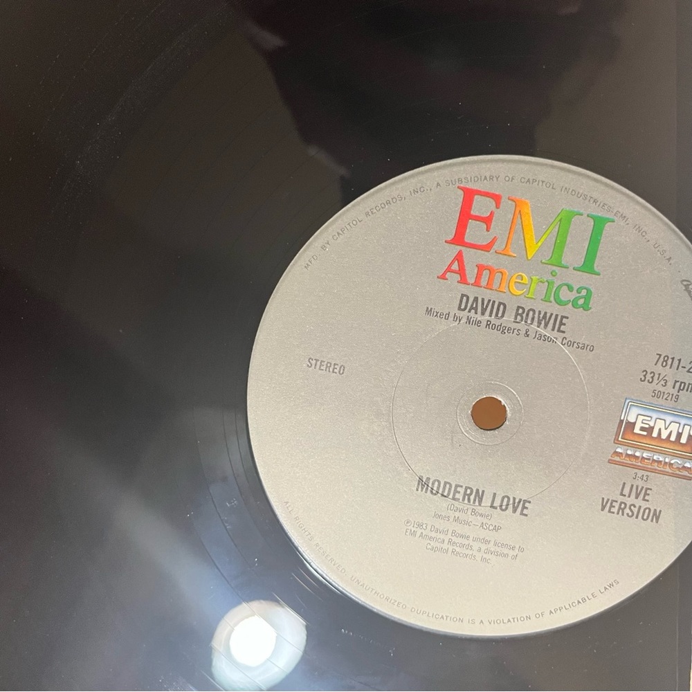 David Bowie Vinyl Record - Picture 5 of 7